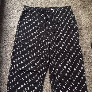 FRIENDS Black and White PJ Pants Unisex